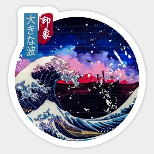 The Great Wave Sticker